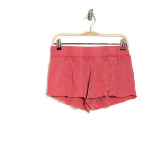 Z By Zella women's Washed Knit Shorts In Red Hibiscus Size XL